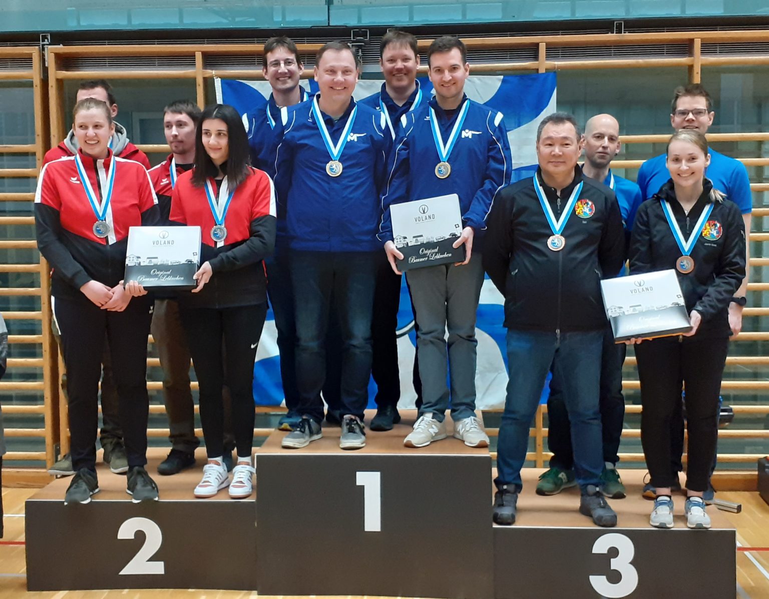 Die siegreiche Gruppe der Sportschützen Feld-Meilen mit Pascal Ragettli, Thomas Hoche, Stephan Martz und Caspar Huber.
Fotos: zvg