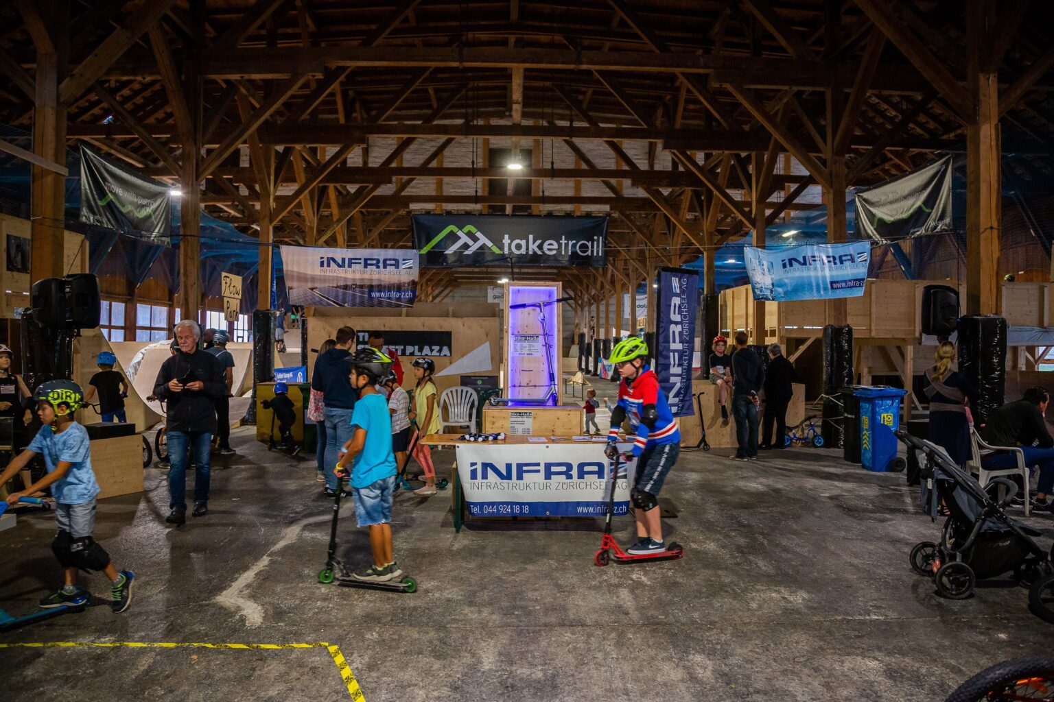 Die Halle bietet Platz für Indoor-Sport (Archivbild vom letztjährigen Event).
