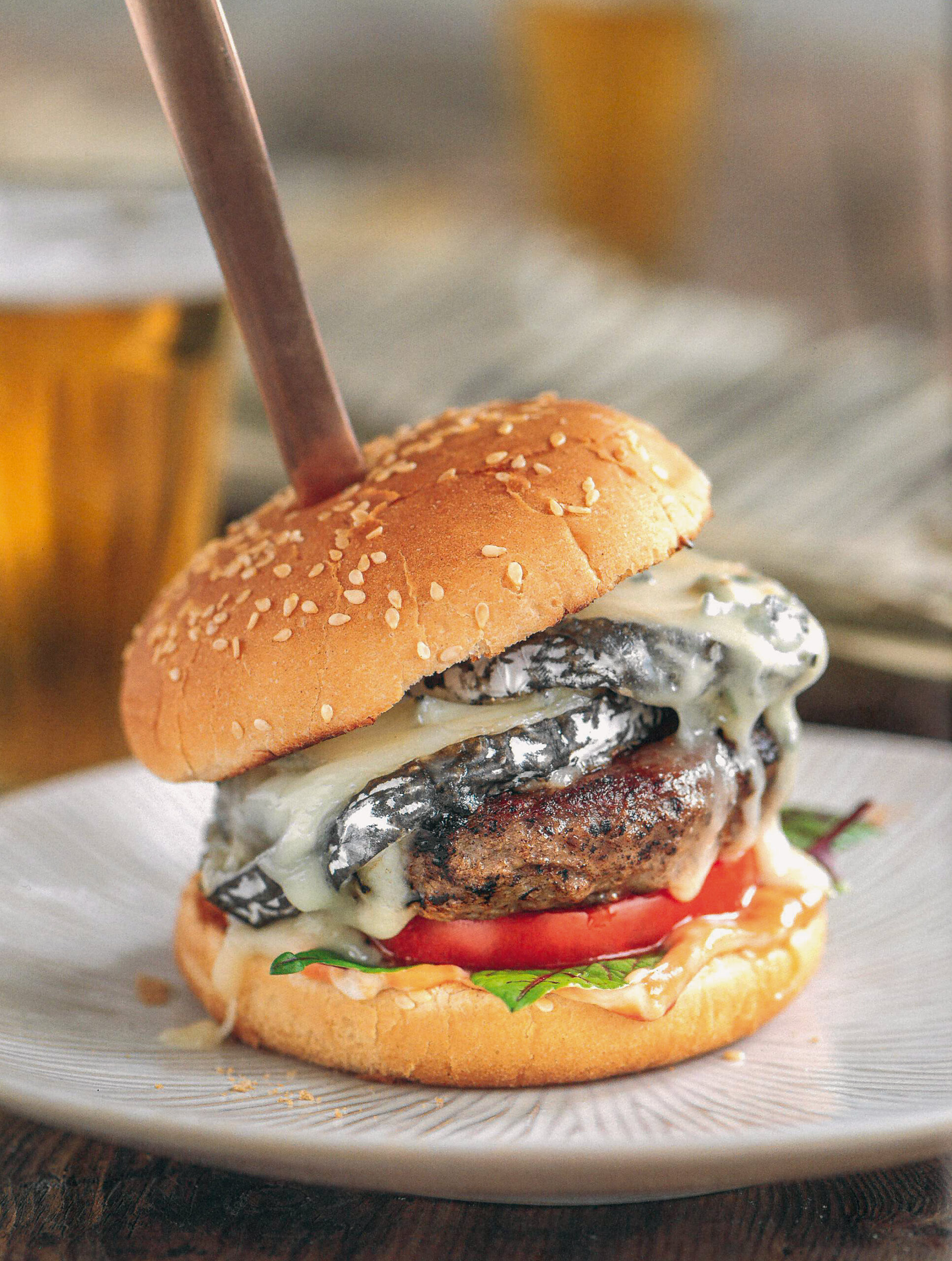 Hamburger mit Blauschimmelkäse – Meileneranzeiger