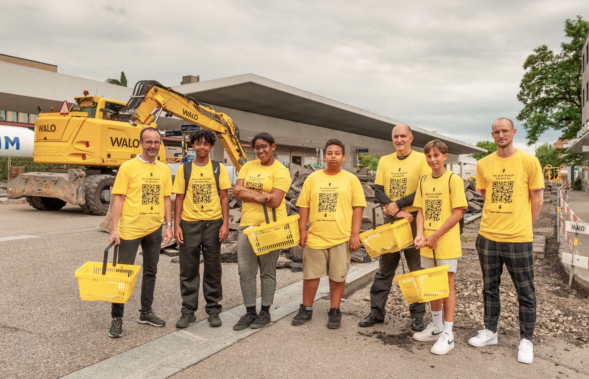 V.l.n.r. Thomas BuchmÅller, Nobel Abraham, Nikailia Edwards, Yohannes Isam, Alain Chervet, Anthony Achermann, Silas Kissling_web