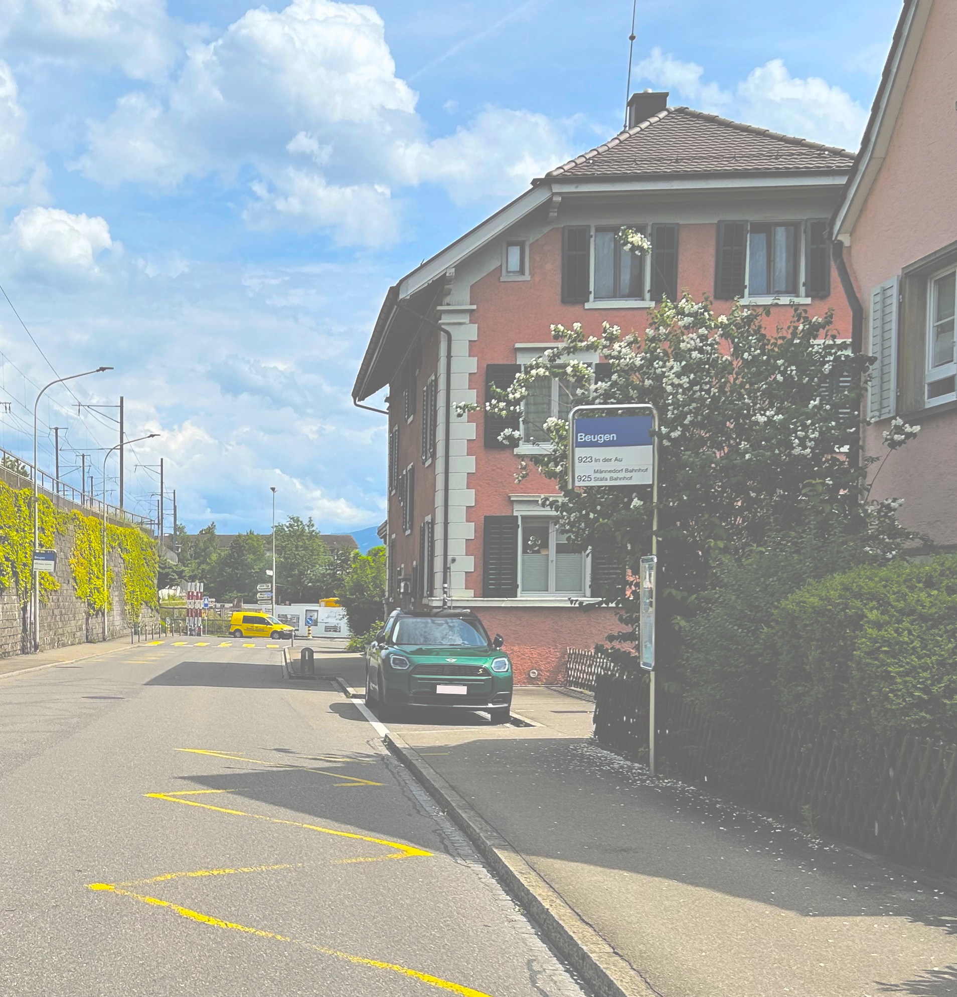 Bushaltestelle Beugen Foto Kennzeic